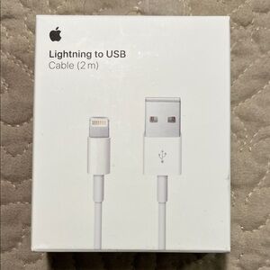 New! Apple Lightning to USB Charging Cable 2m